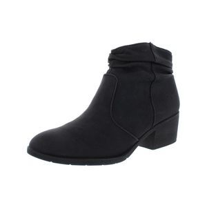 *** Final Sale*** White Mountain Women's Faux Leather Perforated Ankle Boots